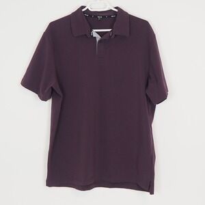 Public Rec Go-To Pima Cotton Polo Shirt Men's XL Burgundy Stretch Performance
